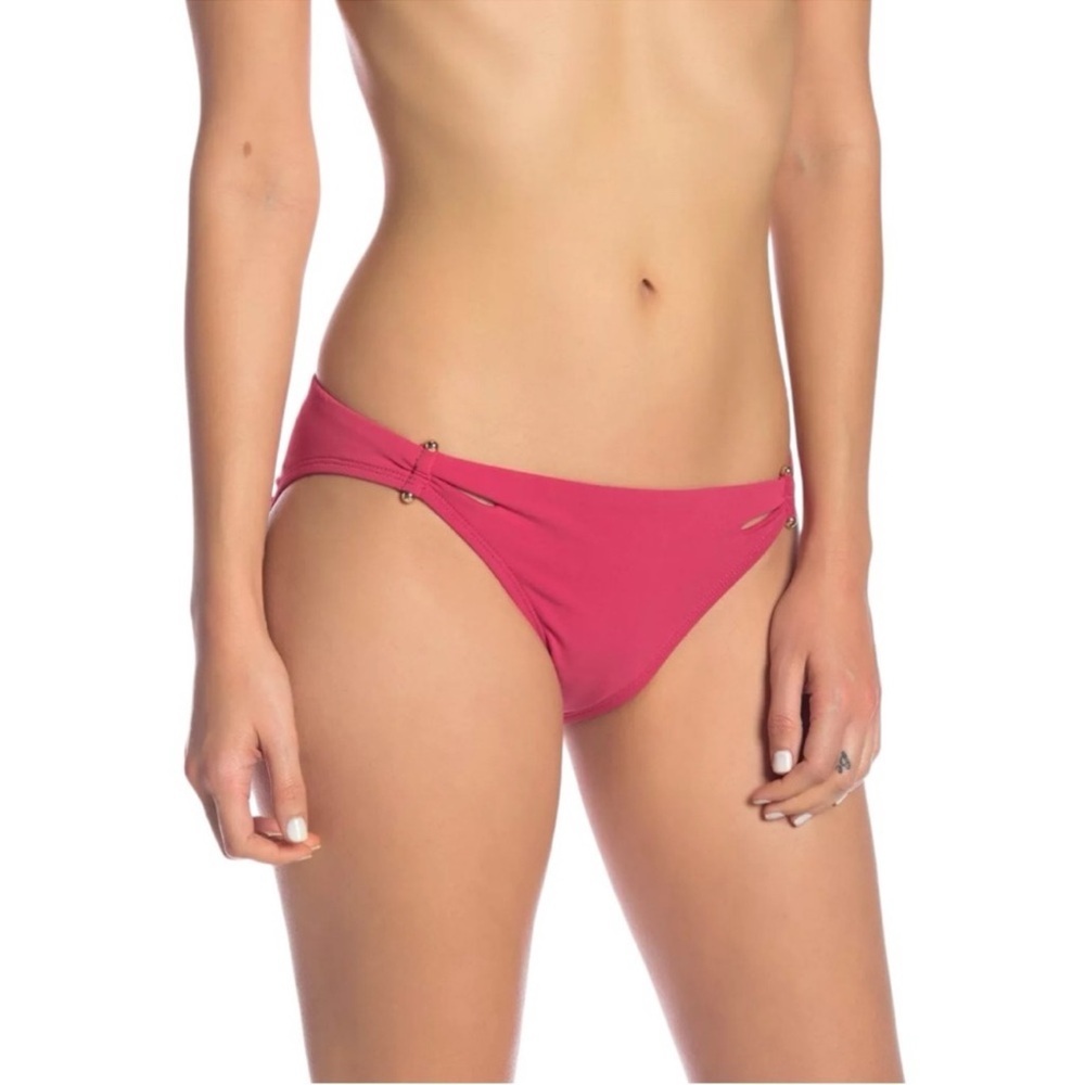 Robin Piccone Luca Pink Punch Bikini Bottom Sz Small NWT | Robin Piccone Swim
